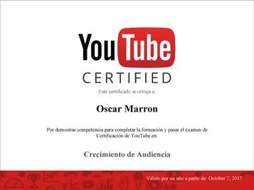 YouTube Certified Audience Growth